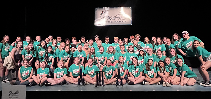 Greene Central School High School Band and Chorus earned first place  at  “Music in the Parks Festival”